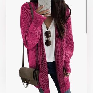 Pink cardigan